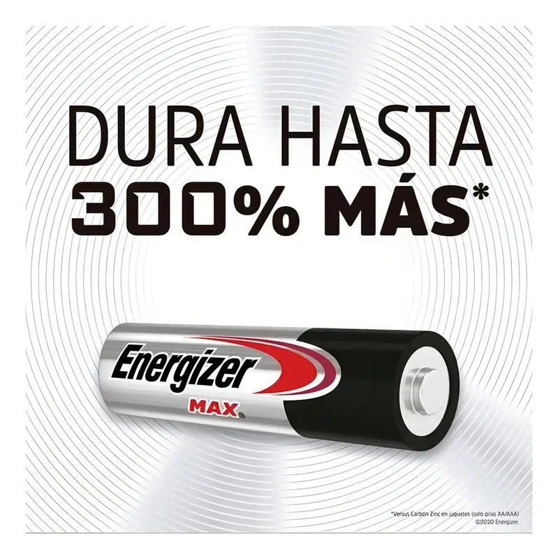 Pila AAA Energizer MAX E92 Alcalina - pack de 10 unidades - Stock disponible - Electrónica