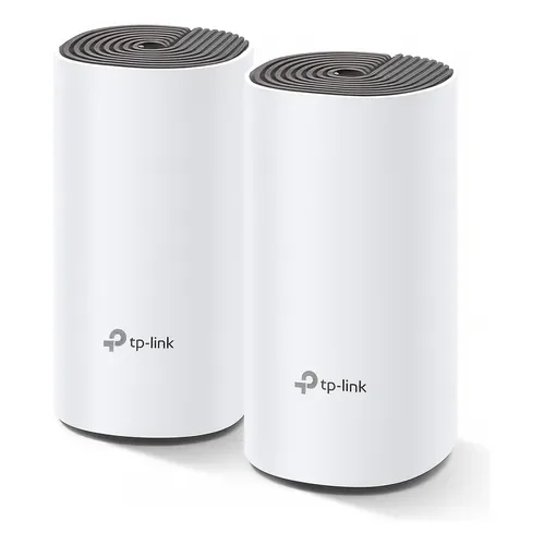 Access point TP-Link Deco E4 Wi-Fi Mesh para toda la Casa (2-pack) AC1200 2×Puertos FE/Unidad - Stock disponible