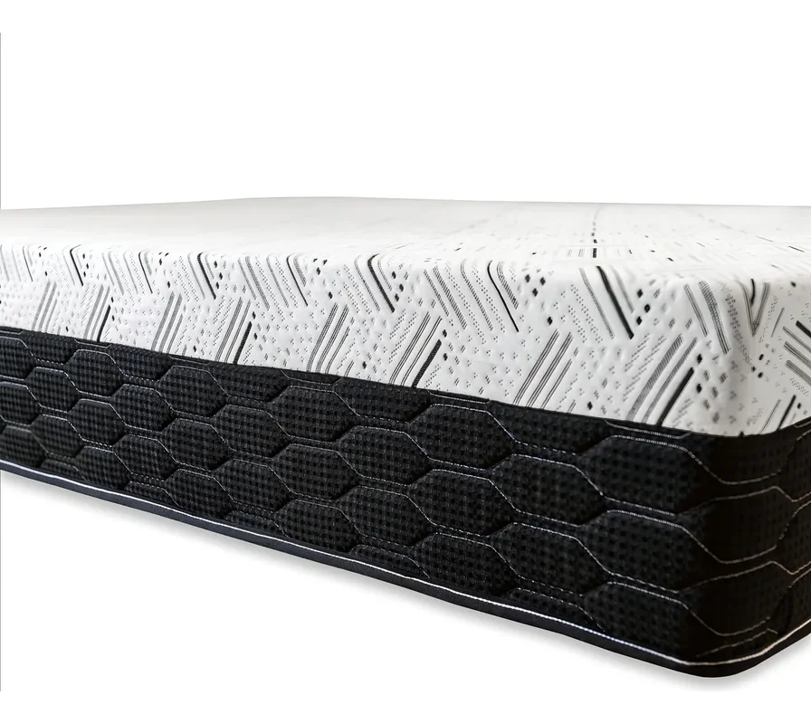 Colchon Colchón En Caja Sueño Dorado Box Plus 2 Plazas 140x190cm Esp Color Negro/Blanco - Stock disponible - Electrónica