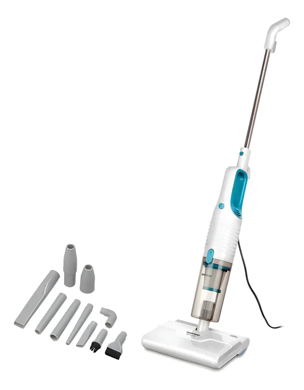 Aspiradora De Mano Vertical 2 En 1 Daewoo Color Blanco Moppy DVC-105 con accesorios - Stock disponible - Construcción
