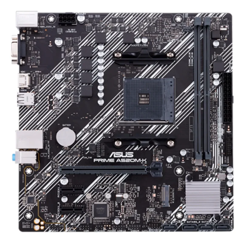 Mother Asus Prime A520m K Csm Am4 Ddr4 64gb Hdmi M2 Matx - Stock disponible - Electrónica