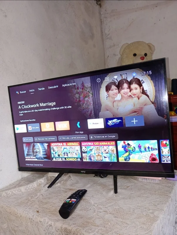 ⚽ Smart TV Kanji 32" Google TV ¡Ideal Mundial! Como Nuevo