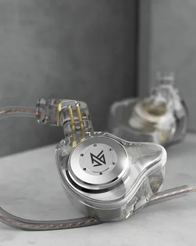 Cable Auriculares KZ EDX Pro monitores in-ear gamer versión con microfono - color Cristal - Stock disponible - Electrónica