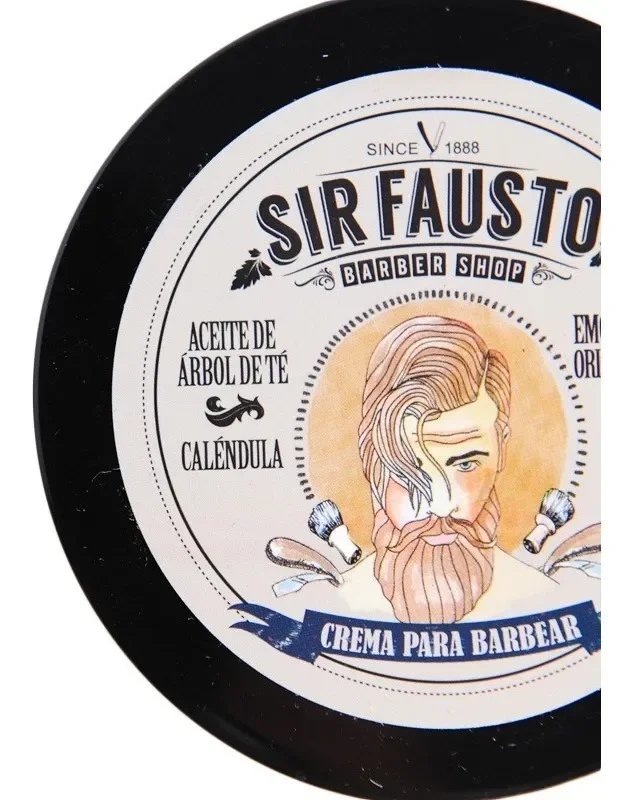 Sir Fausto Barber Shop Crema Para Afeitar Mentolado X 200 Gr Fragancia Natural - Stock disponible - Productos para Mascotas