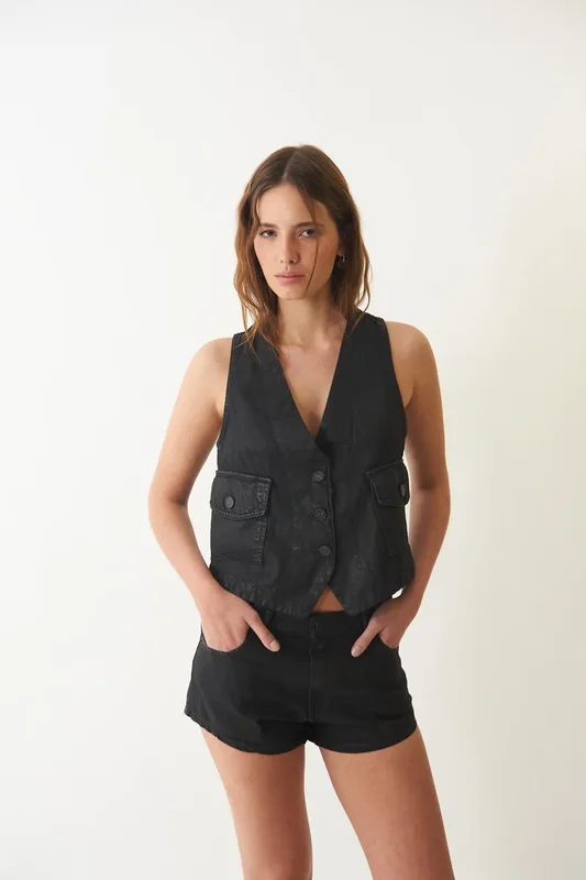 Chaleco Garza Lobos Saman Encuerado - Stock disponible - Electrónica