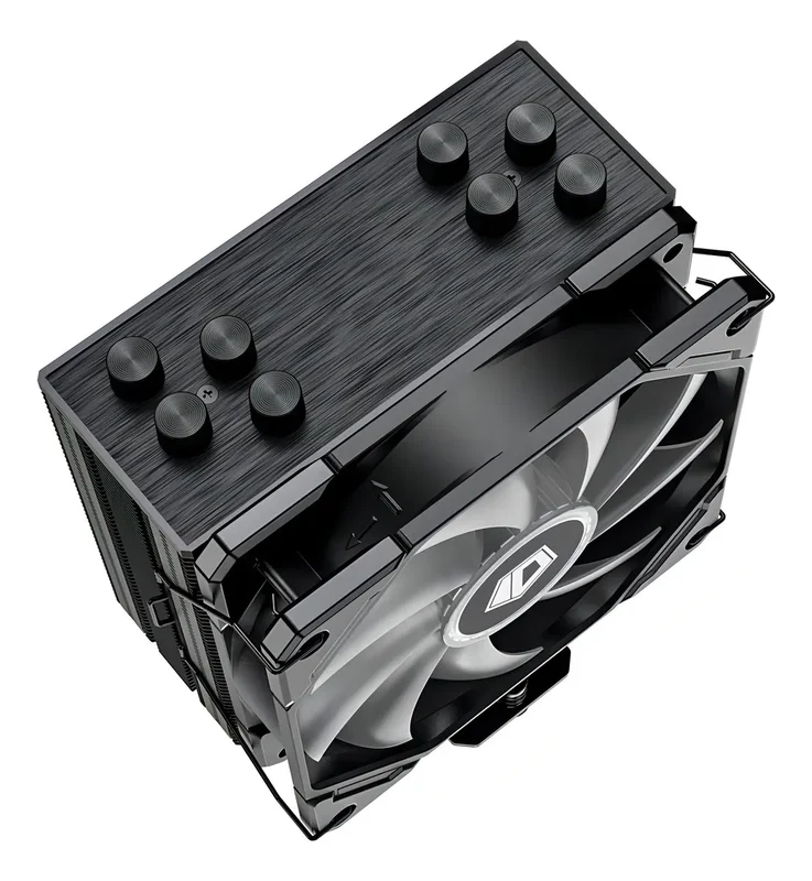 Cooler Cpu Id-Cooling Se-224-XTS ARGB 220W Tdp Negro | Compatible AMD Ryzen AM4 AM5 Intel LGA1851 1700 1200 1151 1150 1155 1156 | Fan 120mm PWM 4 Pines Antivibración - Stock disponible - Electrónica