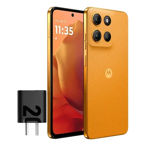 Camara Motorola Moto G15 256gb Sunrise Orange - Stock disponible
