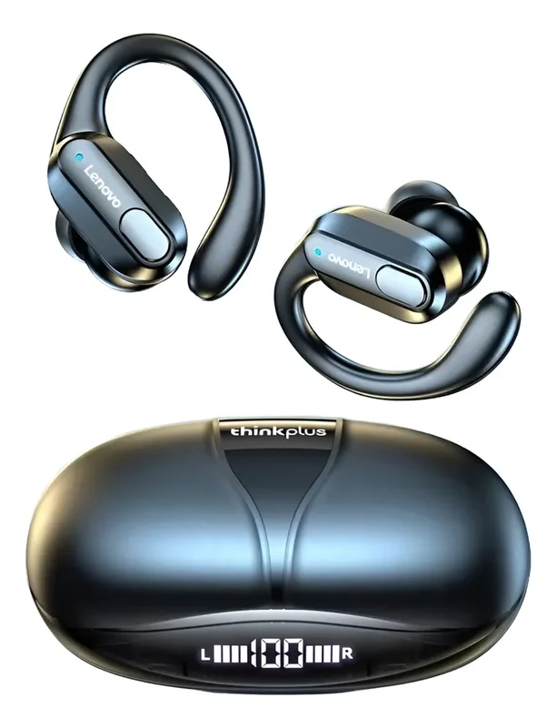 Auriculares inalámbricos Bluetooth Lenovo Xt80, color negro - Stock disponible - Electrónica