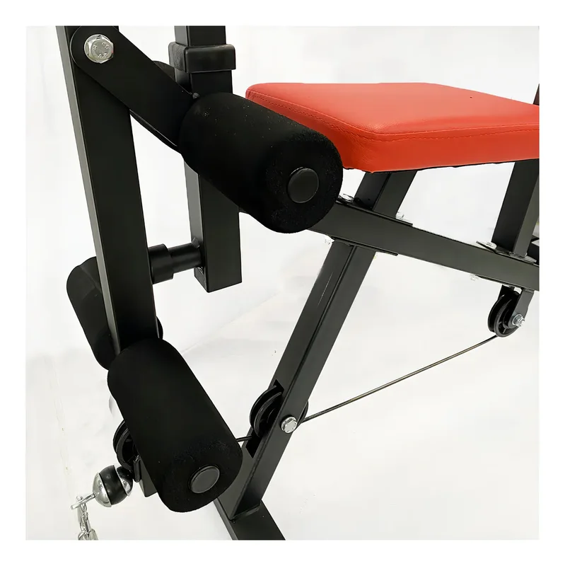 Multigimnasio Multigym Randers Arg-63120 Reforzado 45 Kg Color de la estructura Negro - Stock disponible - Electrónica