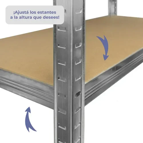 Estanteria Metal Estilo Industrial 5 Estantes 90x40x180 175kg Galvanizado Metalico Para Hogar Comercial Armado Facil - Stock disponible - Productos para Mascotas