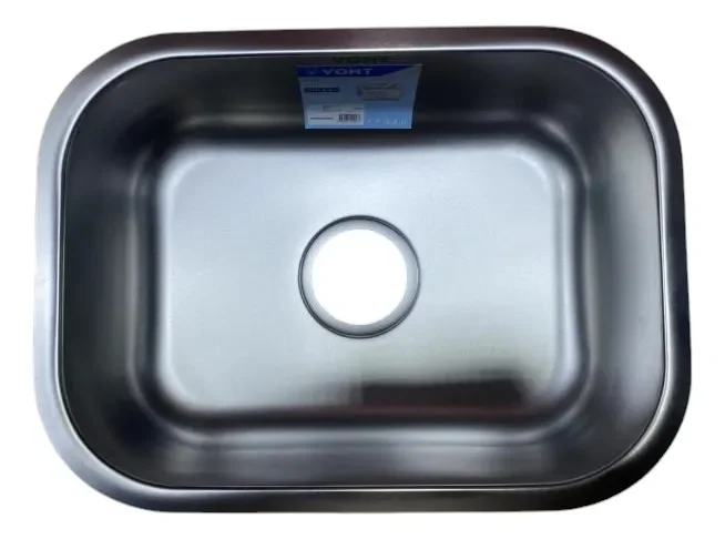 Bacha Pileta Cocina 47cm X 35cm X 15cm Con Sopapa Vont Bt605 Plateado - Stock disponible - Electrónica