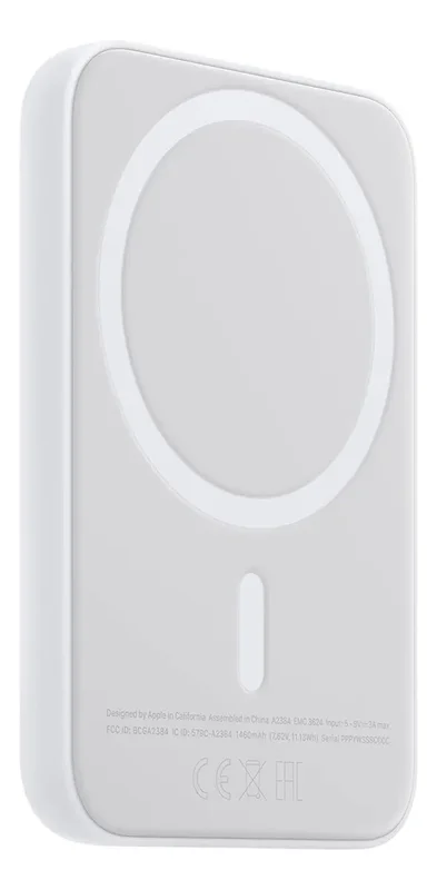 Cargador Inalámbrico Portátil Magsafe 5000 Mah Para iPhone - Blanco - Stock disponible - Productos para Mascotas