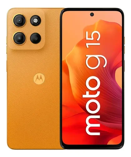 Pantalla Motorola Moto G15 4 + 128 Gb Naranja - Stock disponible - Electrónica