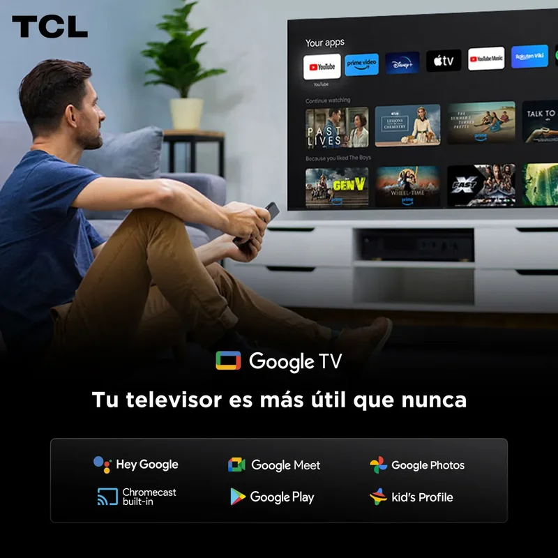 Smart Tv Tcl Mini Led Smt 65p 4k 65c6k Google Tv - Stock disponible - Electrónica