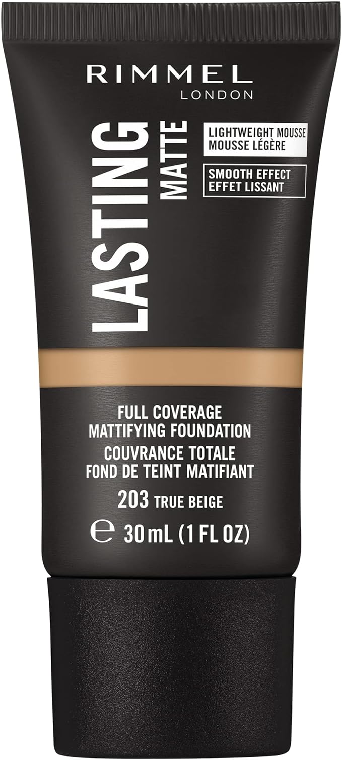 base maquillaje Rimmel Lasting Matte Foundation